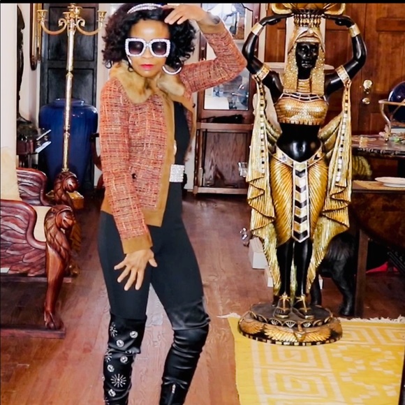 Dolce&Gabbana sable fur suede trim Jacket coat 2 - Picture 2 of 16